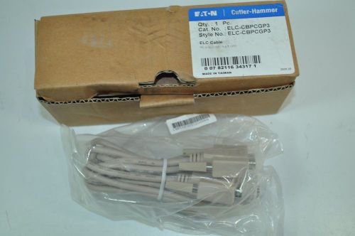 Eaton Cutler-Hammer PC to ELC-GP 3M Cable Model# ELC-CBPCGP3