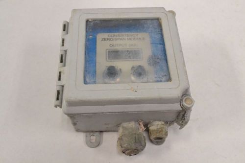 DEZURIK GS CONSISTENCY ZERO/SPAN MODULE OUTPUT MA CONTROLLER B311920