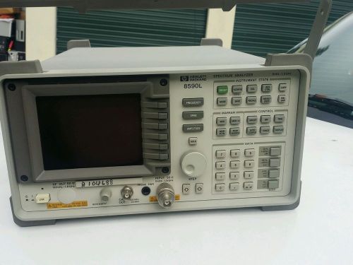 HP AGILENT 8590L PORTABLE SPECTRUM ANLYZER, 9KHZ TO 1.8GHZ.