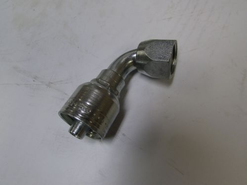 Eaton Aeroquip 1AA8FJB6 Elbow, 3/8 In. Hydraulic Hose Fitting