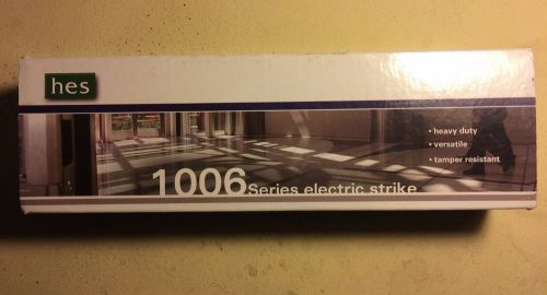 (1) HES 1006-12/24D-630 Electric Door Strike    10360001   NEW