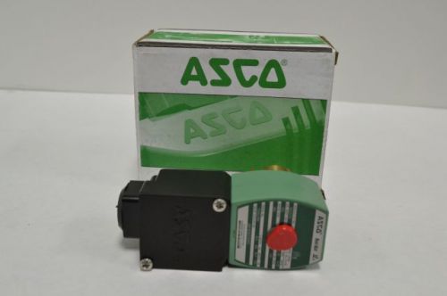 New asco jsf826g002 155psi threaded 120v-ac 1/8 in npt solenoid valve b217301 for sale