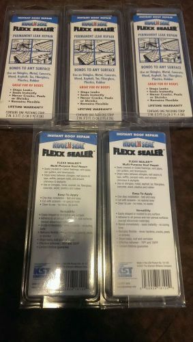 Lot of 5 kool seal 18100 flexx sealer permanent leak repair 2in x 3ft roofs, rv for sale