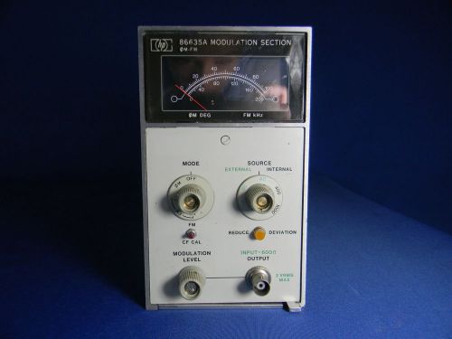 Agilent 86635A Modulation Plug-In Module 30 Day Warranty