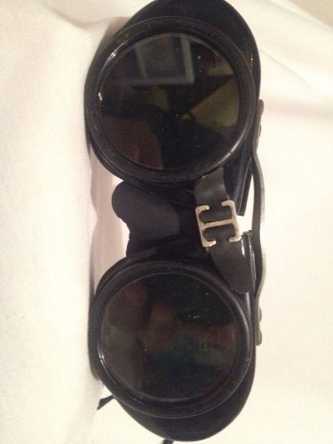Vintage welding goggles ~ safety glasses ~ motorcycle ~ steampunk for sale