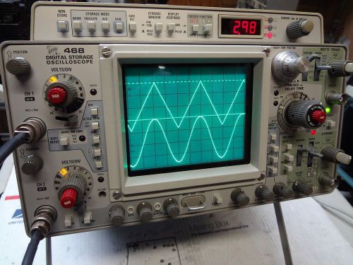 Tektronix 468 Storage Oscilloscope, Service Manuals, Front Panel Hard Cover