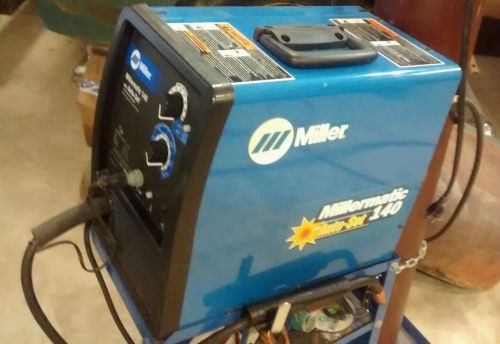 MILLERMATIC 140 WITH AUTOSET 110 MIG WELDER RAT ROD HOT ROD