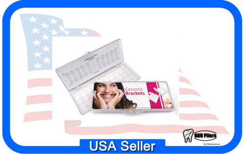 CERAMIC BRACKETS MBT SLOT .018&#039;&#039; W/H 3,4,5 / Y2024-3 / ORTHODENTALUSA