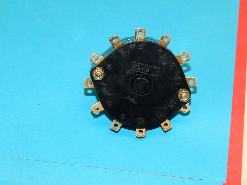 Nihon Kaiheiki HS-16 Rotary Switch 12 Amp 125 Volt 6 Amp 250 VAC HS16