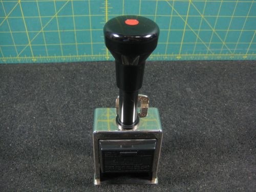 USED - Vintage STAMP Reiner Multiple Movement Numbering Machine - **READ INFO**