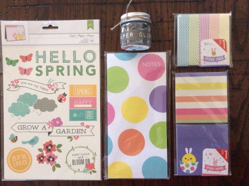 Target Dollar Spot Stationary Planner Set~ Easter/Spring Theme POLKA DOTS