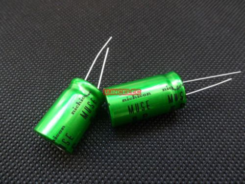 10pcs 220uF 50V Nichicon Muse ES BP BI-POLAR Electrolytic Capacitor