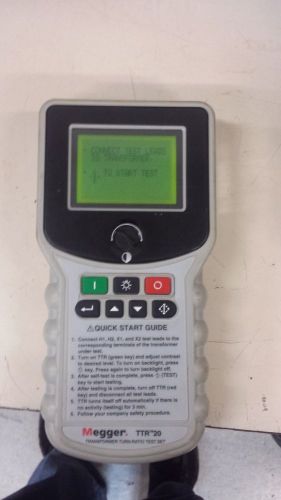 Megger TTR20 Ratio Tester