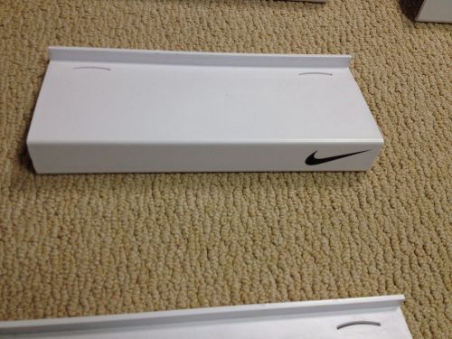 Authentic Nike SWOOSH plastic shoe shelves