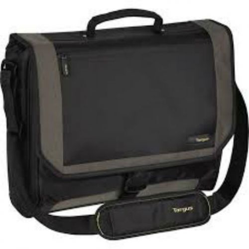 Targus 17&#034; CityGear Miami Messenger Notebook Case cover (Black/Grey), TCG200