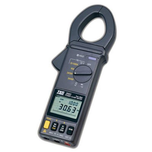 TES-3063 New 100% Power AC/DC Clamp Meter TES3063.