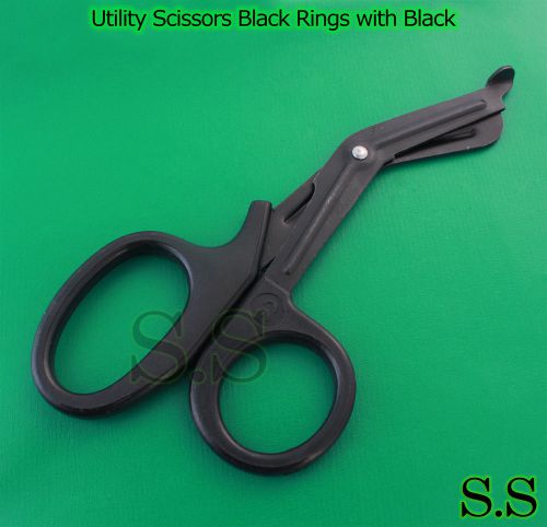 Utility Scissors Black Rings with Black Coated Blades, surgical instruments