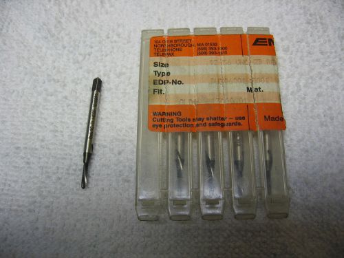 New-5pcs emuge 2-56 unc-2b spiral tap cobalt nitride coated pn#bu3060015001 for sale