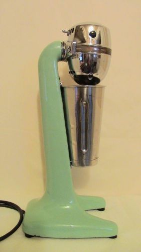 VTG. HAMILTON BEACH MODEL THIRTY 30 JADEITE GREEN MALT MILK SHAKE MIXER MACHINE!