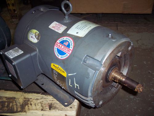 Baldor Electric Motor 10 horsepower JMM3711T - Gray