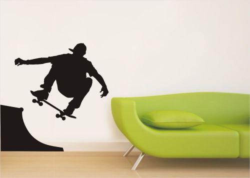 skater boy vinyl wall art decal sticker bedroom drawing room #20