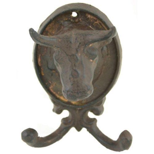 Cast Iron Bull Wall Coat Hook