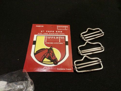2&#034; tape end buckle - 3pk  - electric fence for sale