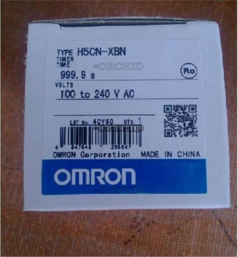 Omron timer h5cn-xbn 100-240vac new in box for sale