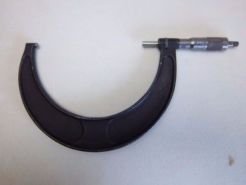 Used brown &amp; sharpe 5-6&#034; outside micrometer for sale