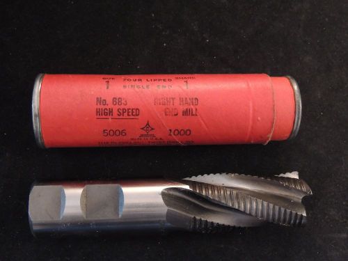 Cleveland 683 1&#034; HS Mill Lathe Drill Bit b43