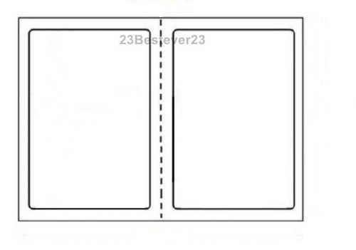 200 + Self Adhesive 8.5 x 11 Shipping Labels Perforated for UPS USPS