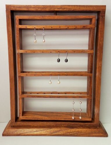 Wood Earring Display