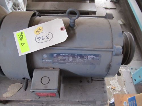 GE 5K215BD105B 10 HP 3 Phase 213T fr 3450 RPM 208-230/460 volt TEFC