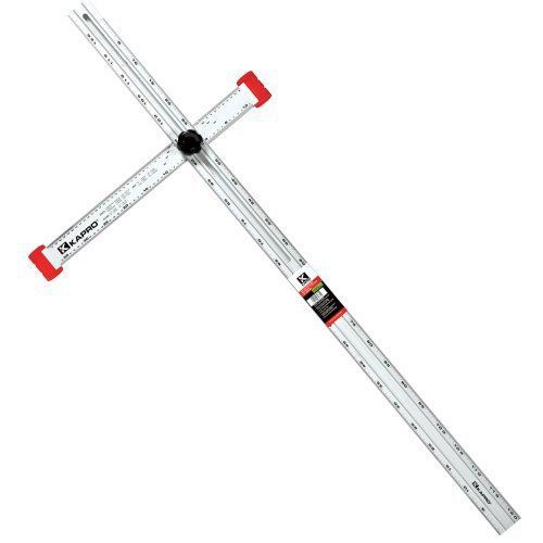 Kapro 317-48-A Aluminum Adjustable Drywall Layout and Marking T-Square  48&#034; Leng