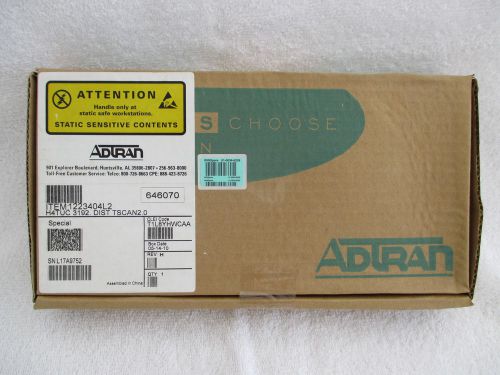 Adtran H4TUC 3192 DIST TSCAN 2.0 #1223404L2