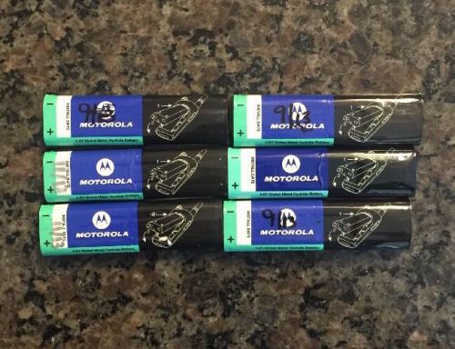 6 OEM Motorola NNTN4190A Batteries Battery CP100 Genuine