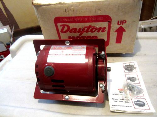 DAYTON CIRCULATOR PUMP MOTOR N.O.S.W/INSTRUCTION MANUAL