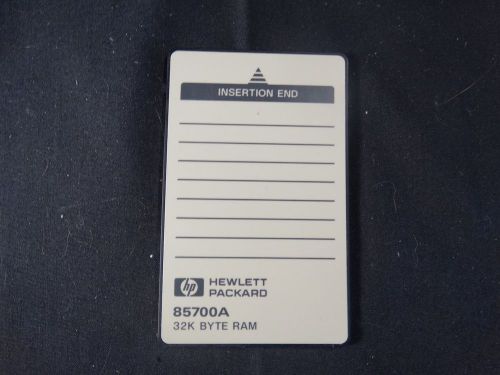 HP Agilent 85700A 32k Byte Ram Card