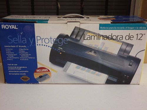 Royal 12&#034; PL-2112 Hot Laminating Machine Pouch Laminator PL2112