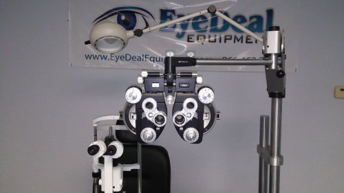 Topcon lane package. chair, stand, slit lamp, phoroptor, projector, bio for sale