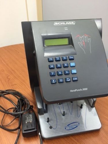 Schlage Handpunch 3000 biometric hand scanner time clock-
							
							show original title