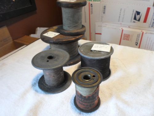 ~~~5~~~ SPOOLS OF COPPER WIRE--#30--#34--#33--#35--#32--