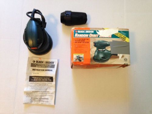 Black &amp; Decker 5-Inch Palm Grip Velcro Pad Random Orbit Sander - R0100