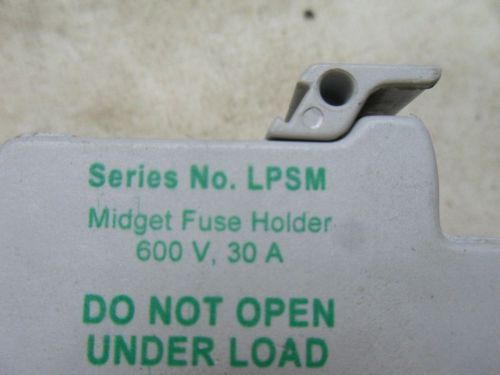 (G1-13) 3 LITTELFUSE LPSM MIDGET FUSE HOLDER