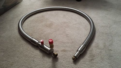 Sigma systems standard vacuum jacketed ln2 cryogenic delivery hose - 6 ft length for sale