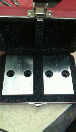 2x STARRETT 706BZ 706 SERIES 1X2X3 MATCHED BLOCKS ~ *CLEAN*