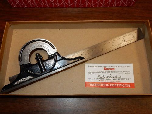 Starrett / Bevel Protractor / 490-12-4R (NEW ITEM)