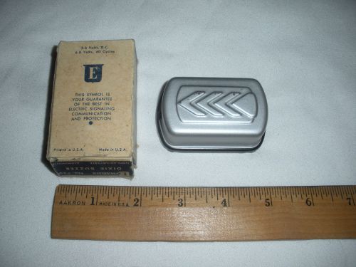 VINTAGE DOORBELL EDWARDS DIXIE BUZZER No. 725