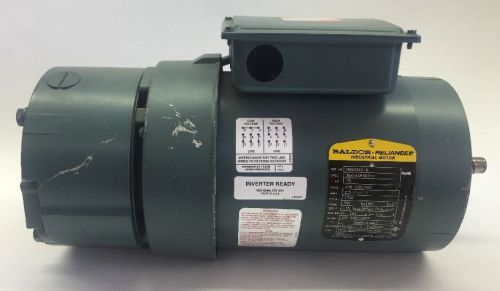 BALDOR 3/4HP AC MOTOR  BRAKE INVERTER DUTY VBM3542-D  208-230/460VAC 1750RPM 56C