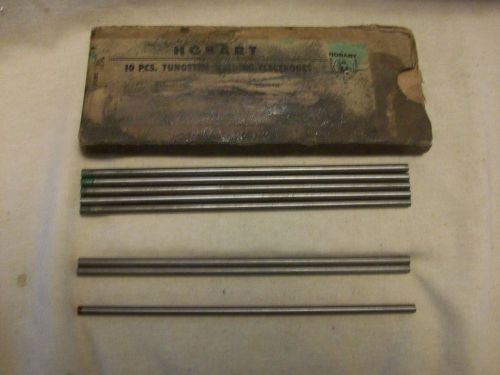 Tungsten Electrode, 3/16&#034;x7&#034;  HOBART, 8 pieces